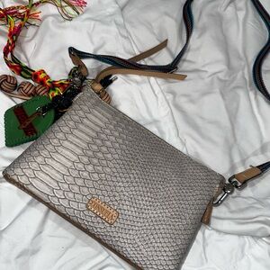 Gray Crossbody Bag